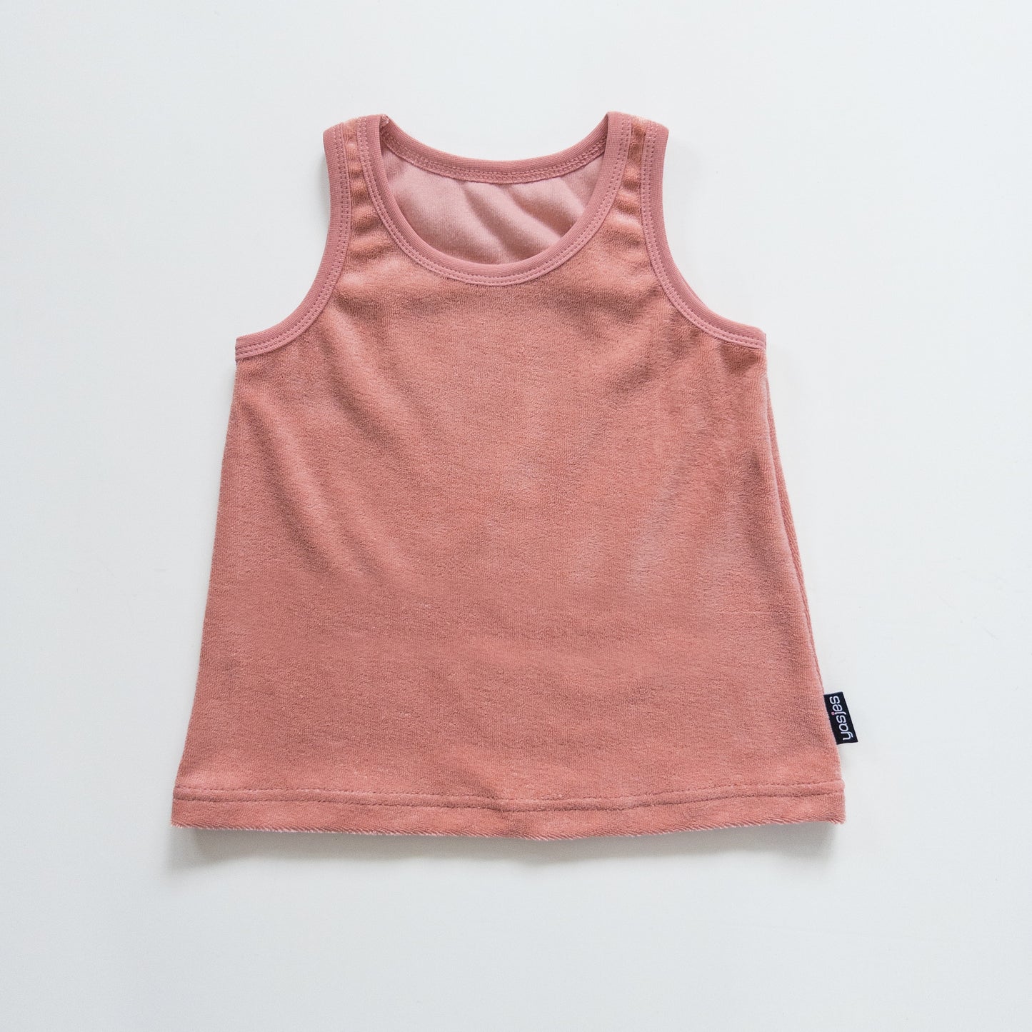 Tanktop badstof -Roze