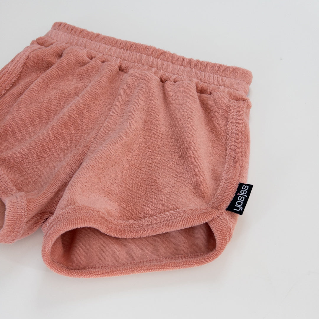 Gymshorts - Badstof roze