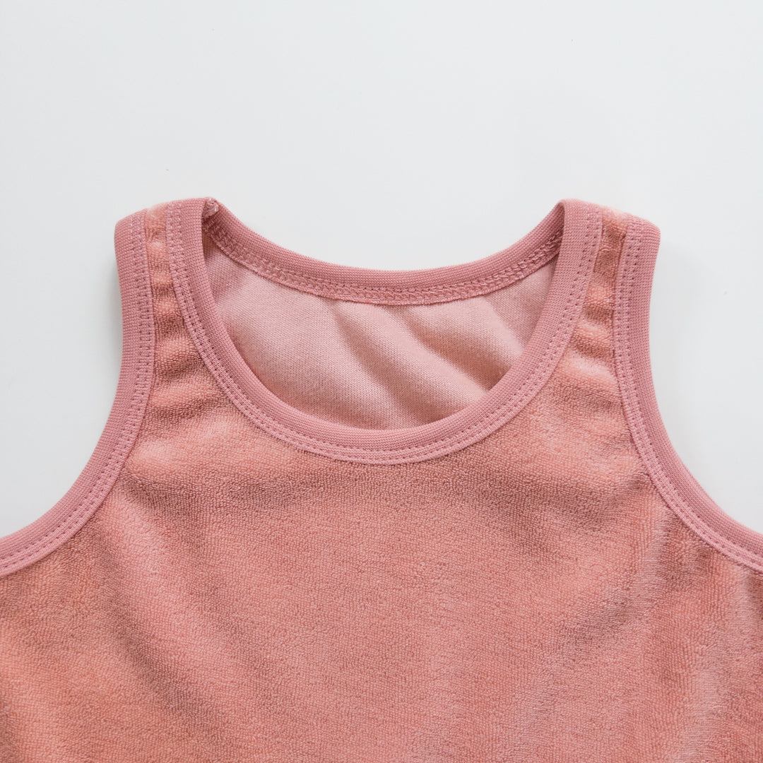 Tanktop badstof -Roze