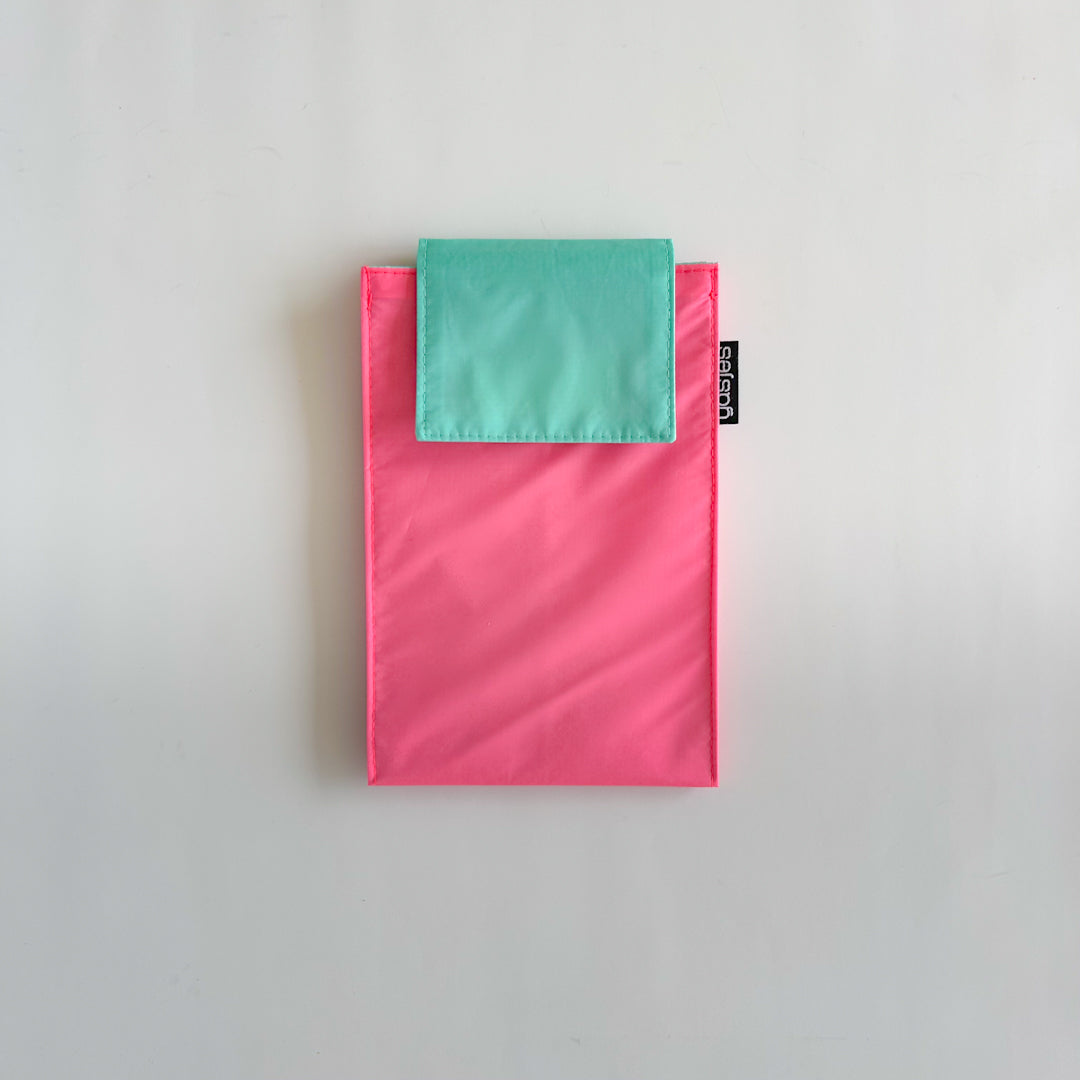 Crossbody tasje Fuchsia-Aqua