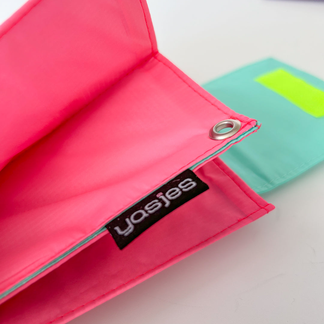 Crossbody tasje Fuchsia-Aqua