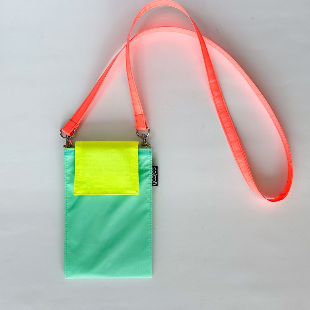 Crossbody tasje Aqua-Neon geel