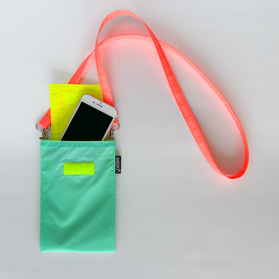 Crossbody tasje Aqua-Neon geel