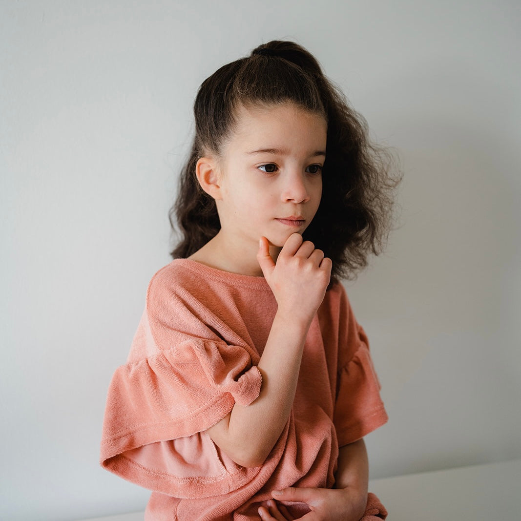 Oversized shirt ruffle - Roze